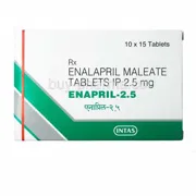 Enapril 2.5 Mg Box/Carton showing the Front face.