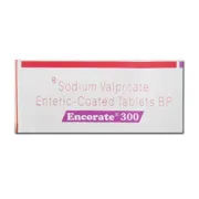 Encorate 300 Tablet Box/Carton showing the Front face.