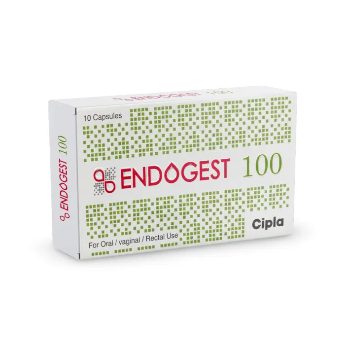 Endogest 100 mg Capsule pack