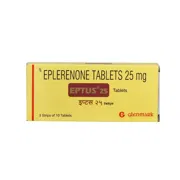 Eptus 25 Mg Box/Carton showing the Front face.