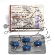 Eriacta 50 Mg Tablet Blister Pack showing the Front/Back face.