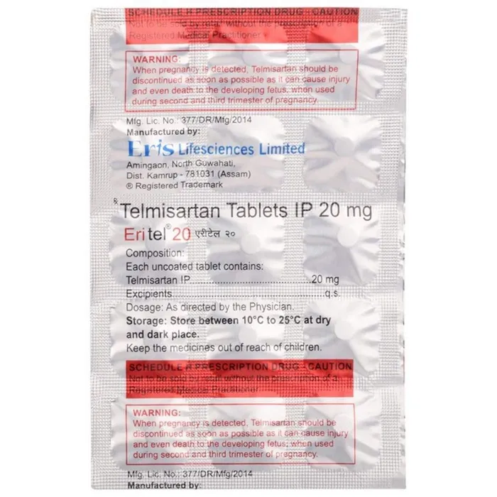 Eritel 20 Tablet pack