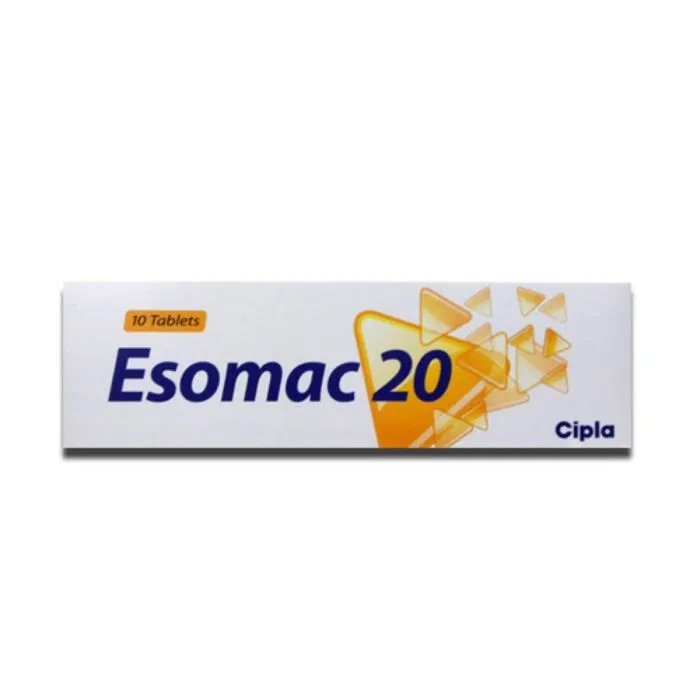 Esomac 20 mg Tablet pack