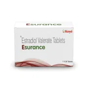 Esurance Tablet Box/Carton showing the Front face.