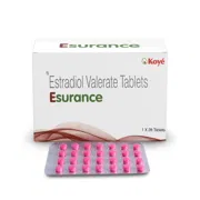 Esurance Tablet Box/Carton + Blister Pack showing the Front face.