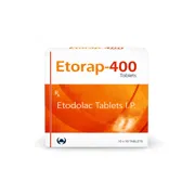 Etorap 400 Tablet Box/Carton showing the Front face