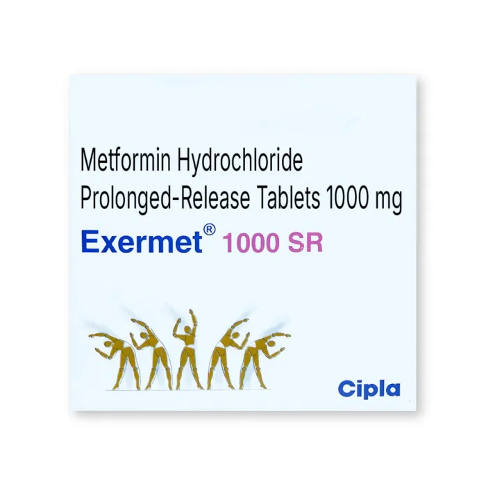 Exermet 1000 mg Tablet SR pack