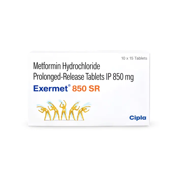 Exermet 850 mg Tablet SR pack
