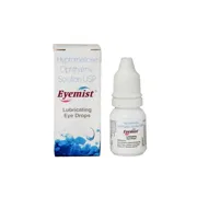 Eyemist E-D 10 ml Box/Carton + Eye Drops Bottle showing the Front face.
