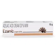 Ezanic 20% Cream Box/Carton showing the Front face.
