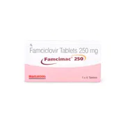 Famcimac 250 Mg Box/Carton showing the Front face