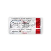 Famcimac 500 Mg Strip showing the Front face