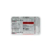 Faxicad 400 Mg Tablet Blister Pack showing the Back face