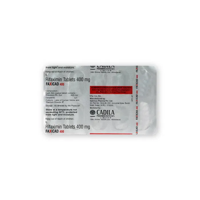 Faxicad 400 mg Tablet pack
