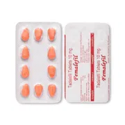 Femalefil 10 Mg Blister Pack showing the Front face.