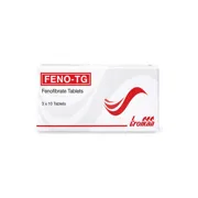 Feno-TG 160 Mg Tablet Box/Carton showing the Front face
