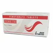 Feno-TG Tablet Box/Carton showing the Front face.