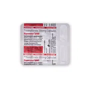 Fenocor 200 Capsule Blister Pack showing the Back face