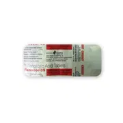 Fenocor 35 Mg Tablet Blister Pack showing the Back face