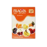 Filagra Oral Jelly 100 Mg Box/Carton showing the Front face.