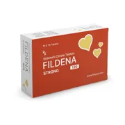 Fildena 120 Mg Box/Carton showing the Front face.