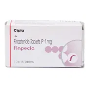 Finpecia 1 Mg Box/Carton showing the Front face.