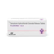 Flokind 0.4 Tablet ER Box/Carton showing the Front face.