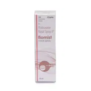 Flomist Nasal Spray 50 Mcg Box/Carton showing the Front face.