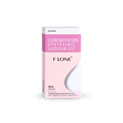 Flone 0.1% 5 ml Box/Carton showing the Front face.