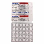 Flotral 10 Tablet PR Box/Carton + Blister Pack showing the Front and Back face.
