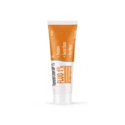 Fluo Cream Tube showing the Front face.