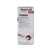 Foracort Inhaler 6-400 Mcg Box/Carton showing the Front face.