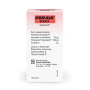 ForAir 500 Mcg Respicap Box Back View