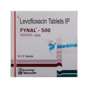 Fynal 500 Tablet Box/Carton showing the Front face.