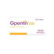 G-Pentin 300 Mg Tablet Box/Carton showing the Front face