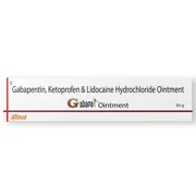Gabapax Ointment 30 Gm Tube showing the Front face.