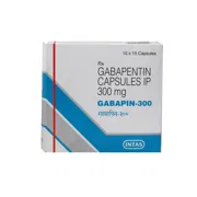 Gabapin 300 Mg Box/Carton showing the Front face.