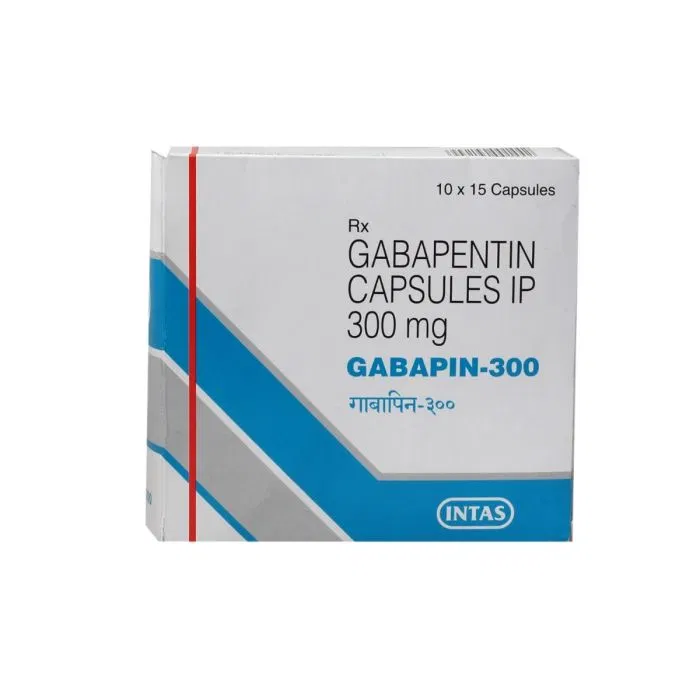 Gabapin 300 Mg Box/Carton showing the Front face.