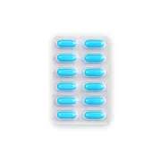 Gercillin 250 Mg Capsule Blister Pack showing the Front face.