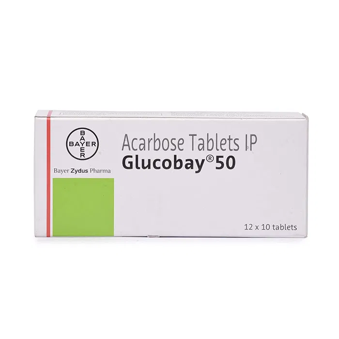 Glucobay 50 mg Tablet pack