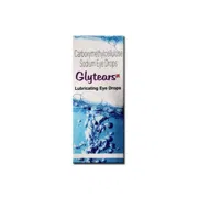 Glytears 10 ml Box/Carton showing the Front face.