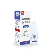 Gracin Eye Drop Box/Carton + Eye Drops Bottle showing the Front face.
