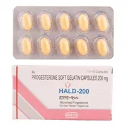 Hald 200 Soft Gelatin Capsules with Progesterone