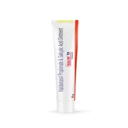 Halox Cream Tube showing the Front face.