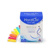 Hardon oral jelly 100 Mg Box/Carton + Sachet showing the Front face.