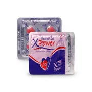 Hardon X Power 120 Mg Box/Carton + Blister Pack showing the Front/Back face.