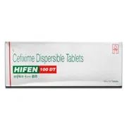 Hifen 100 DT Tablet Box/Carton showing the Front face.
