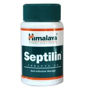 Himalaya Septilin Tablet Bottle showing the Front face.