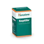 Himalaya Septilin Tablet Box/Carton showing the Front face.