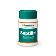 Himalaya Septilin Tablet Bottle showing the Front face.